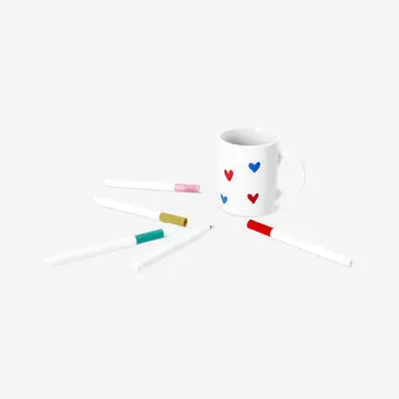 Acrylic markers for ceramics and glass - 5 pcs