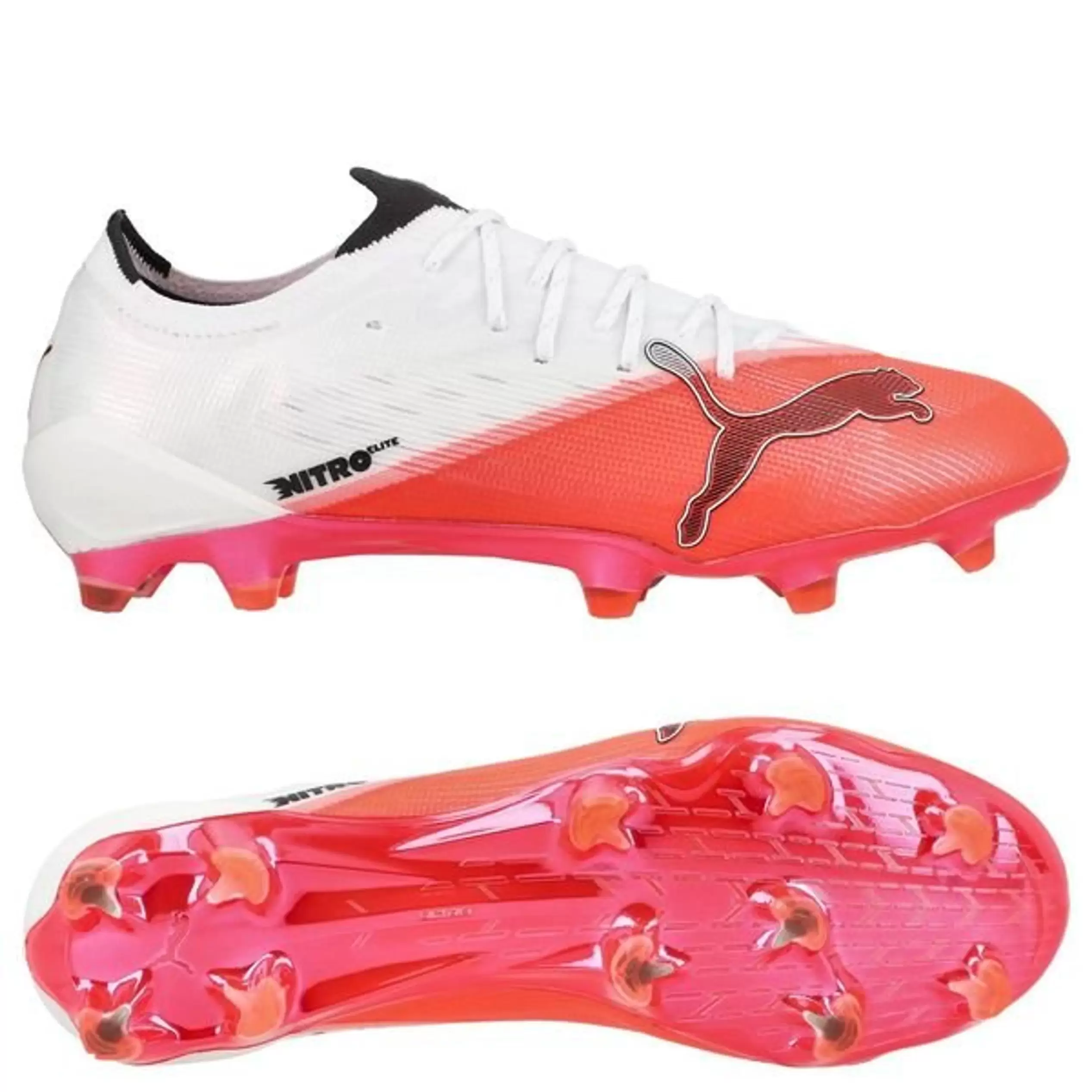 PUMA Ultra Nitro 7 Ultimate FG The Arrival - Ultra Red/Musta/Valkoinen