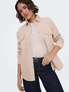 ONLY ONLTIGGY Corduroy Farkkupaita - Silver Lining - 15331547