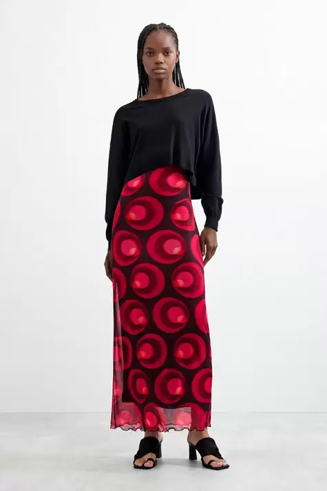 2-in-1 knit dress