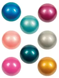 Paljon värejä varastossa! Pearly helmiäisvärinen pallo, 18-20 cm