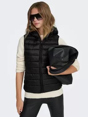 ONLY ONLNEWTAHOE Tikattu liivi - Black - 15205760