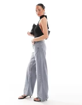 TOPSHOP Normaali vyötärö Loose fit Farkut