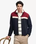 Tricolour Zip Through Fleece rento istuvuus