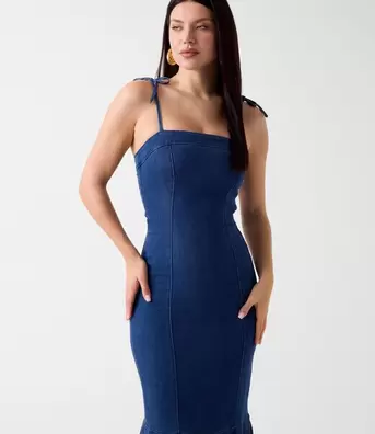 Bodycon denim dress