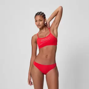 Women's Endurance+ Logo Thinstrap Bikini Set Red
