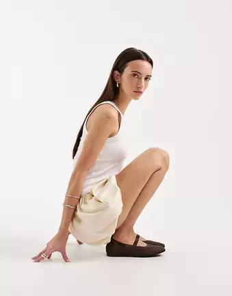 Vagabond Shoemakers Hillary ballet flats in coffee