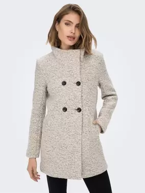 ONLY ONLNEWSOPHIA Wool Takki - Moonbeam - 15205403