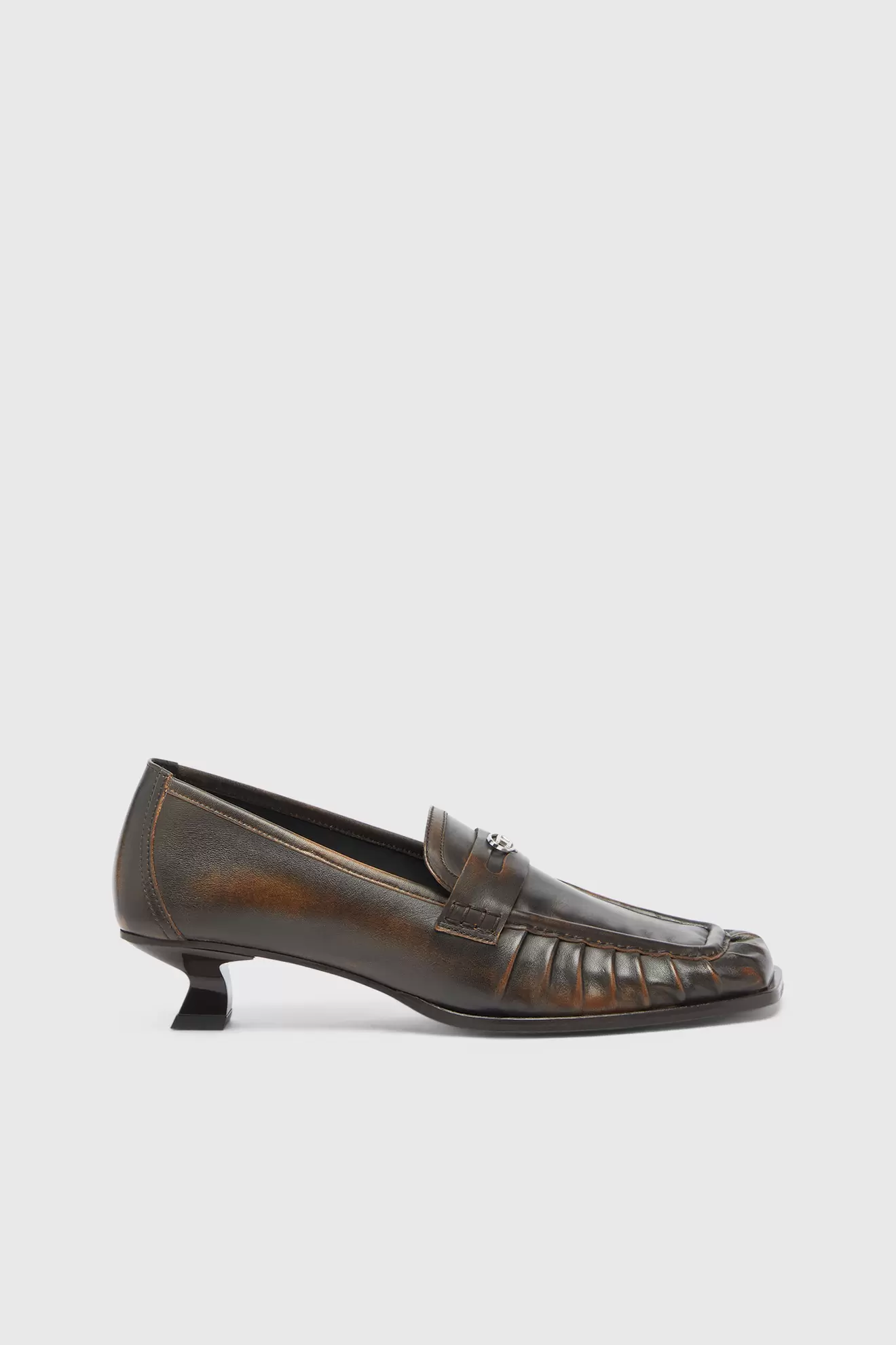 D-Amber - Penny loafers in leather