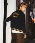 Cord Varsity Bomber -takki Rento Istuvuus
