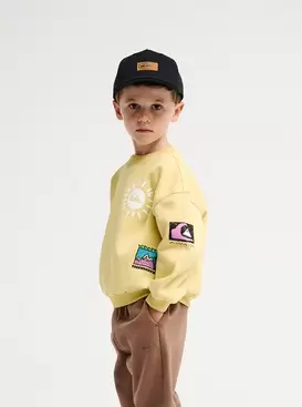 Hippie Jump Boys 2-7 Yellow Sweatshirt
