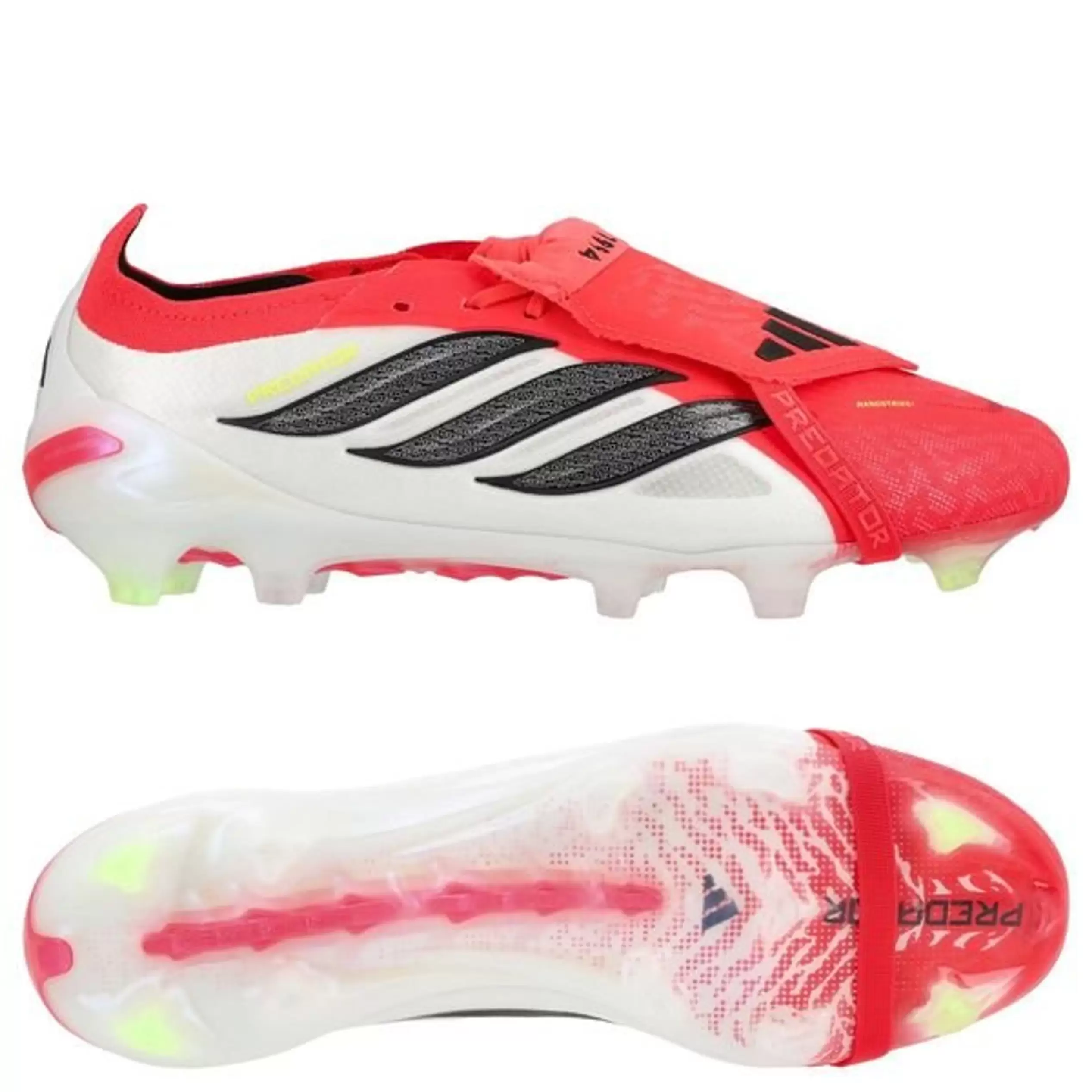 Adidas Predator Elite Fold-over Tongue FG Born For Goals - Lucid Red/Musta/Valkoinen