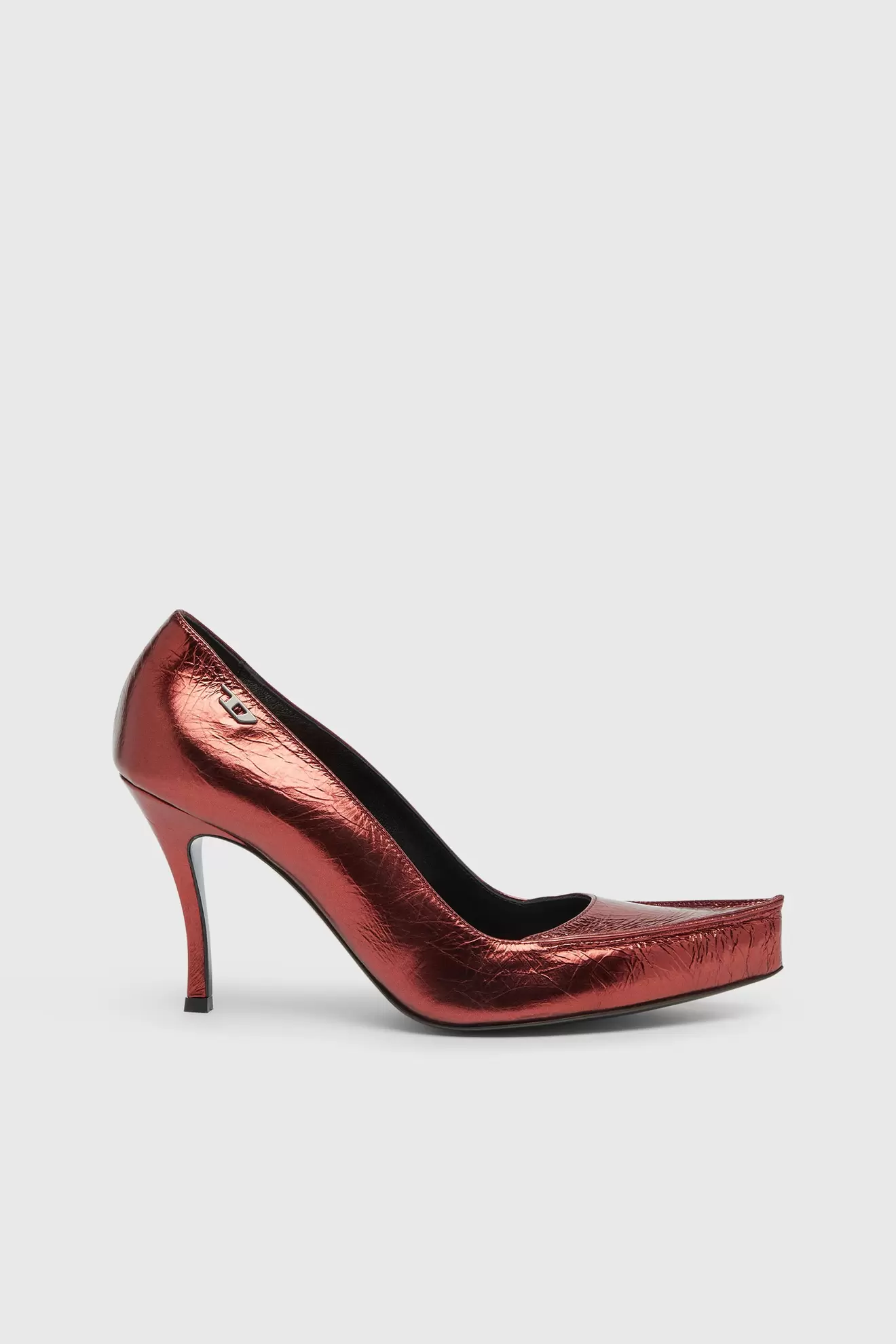 D-Lucette-Pumps in mirror leather