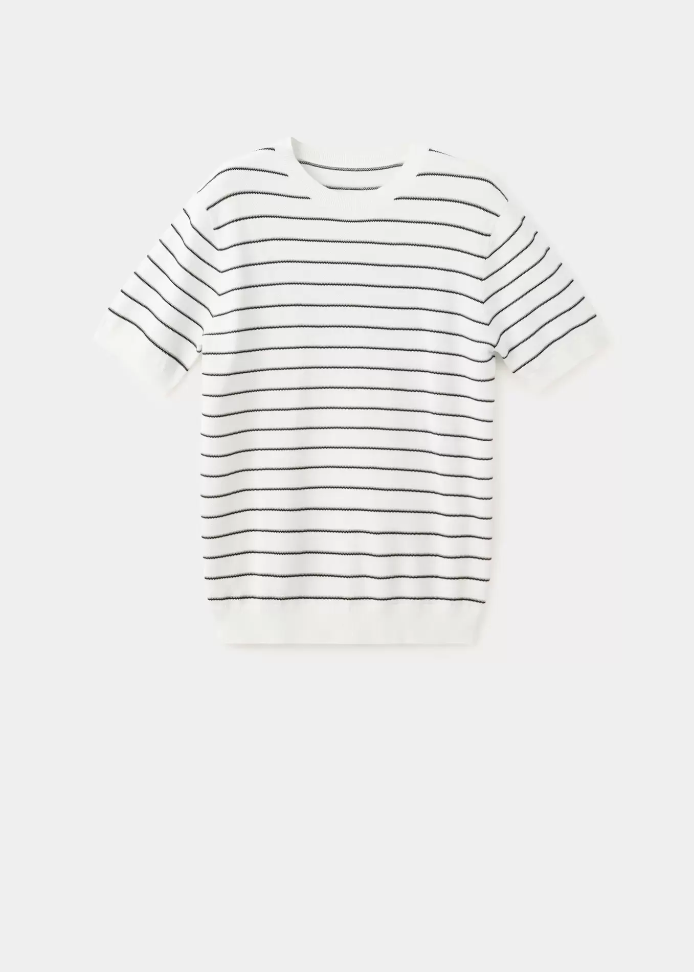 100% cotton striped jersey T-shirt