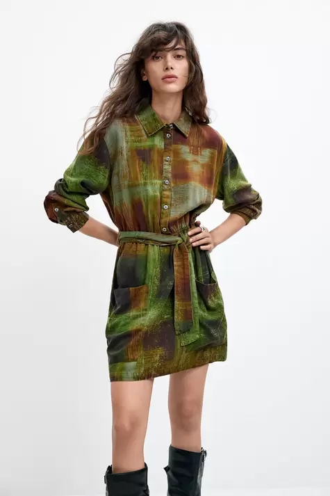 Long-sleeved dress M. C. Lacroix