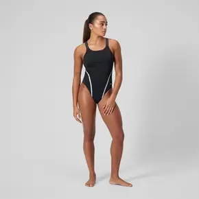 Women's V Class Movement Back Swimsuit Black/Grey