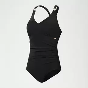 Women's Shaping V Neck Swimsuit Black