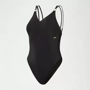 Women's Shaping Strappy Swimsuit Black