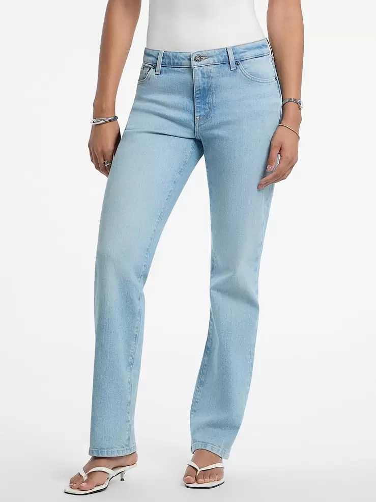 G08 mid rise straight jeans
