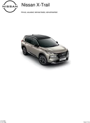 Nissan -luettelo, Espoo | Nissan tarjoukset | 2025-06-08T00:00:00.000Z - 2025-12-31T00:00:00.000Z