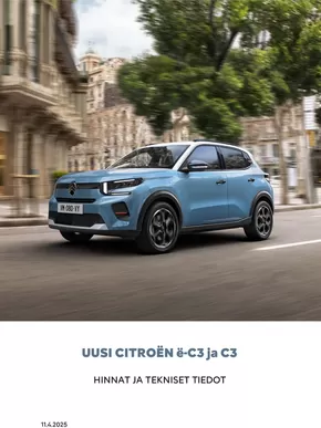 Citroën UUSI ë-C3 JA C3.