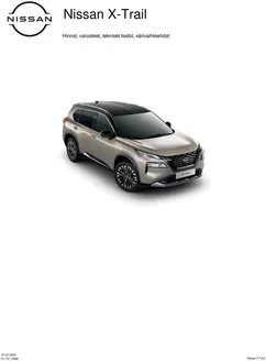 Nissan -luettelo, Tampere | X TRAIL Asiakashinnasto Vapaa%20Autoetu 01 01 2025 1488c | 2025-06-17T00:00:00.000Z - 2025-12-31T00:00:00.000Z