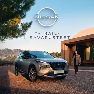 Nissan -luettelo, Tampere | Nissan X trail accessories | 2025-06-22T00:00:00.000Z - 2025-12-31T00:00:00.000Z