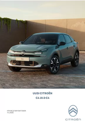 Citroën UUSI C4 ja ë-C4.