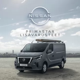 Nissan -luettelo | Nissan Primastar accessories FI | 2025-06-29T00:00:00.000Z - 2025-12-31T00:00:00.000Z