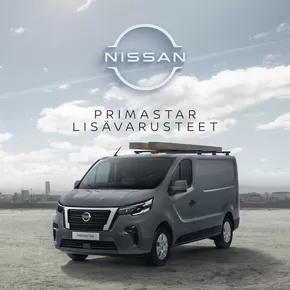 Nissan -luettelo, Espoo | Nissan Primastar accessories FI | 2025-07-06T00:00:00.000Z - 2025-12-31T00:00:00.000Z