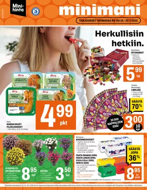 Minimani -luettelo, Vantaa | Minimani Yhtiöt Oy | 2025-07-16T00:00:00.000Z - 2025-07-20T00:00:00.000Z