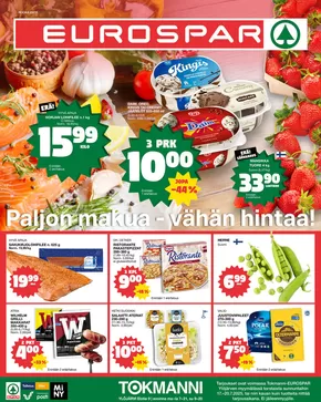 Tokmanni -luettelo, Iisalmi | EUROSPAR Ylöjärvi Ruokasanomat | 2025-07-17T00:00:00.000Z - 2025-07-20T00:00:00.000Z