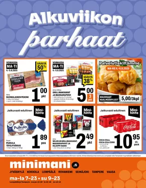 Minimani -luettelo, Perho | Minimani Yhtiöt Oy | 2025-08-04T00:00:00.000Z - 2025-08-06T00:00:00.000Z