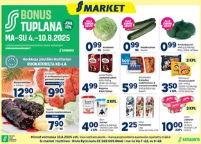 S-Market -luettelo, Helsinki | S-market Huittinen Lauttakylä-lehti 6.8.2025 | 2025-08-04T00:00:00.000Z - 2025-08-10T00:00:00.000Z