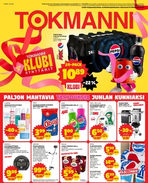 Tokmanni -luettelo, Akaa | Tarjoussanomat | 2025-08-11T00:00:00.000Z - 2025-08-17T00:00:00.000Z