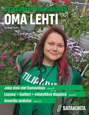 S-Market -luettelo, Akaa | Satakunnan Osuuskaupan Oma lehti elokuu 2025 | 2025-08-01T00:00:00.000Z - 2025-08-31T00:00:00.000Z