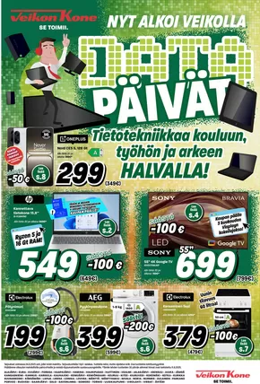 Veikon Kone -luettelo | Verkkolehti | 2025-08-11T00:00:00.000Z - 2025-08-23T00:00:00.000Z