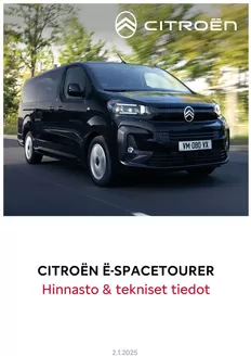 Citroën -luettelo, Jämsä | Citroën Uusi ë-Spacetourer. | 2025-08-11T00:00:00.000Z - 2026-08-11T00:00:00.000Z