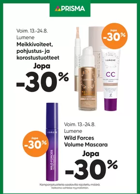 Prisma -luettelo, Forssa | TOK Prisma ketjukampanjat 13.-24.8. | 2025-08-13T00:00:00.000Z - 2025-08-24T00:00:00.000Z