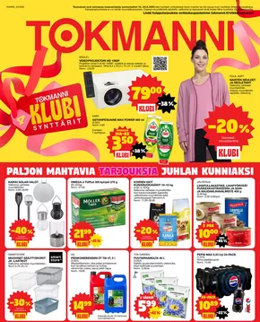 Tokmanni -luettelo, Rauma | Tarjoussanomat | 2025-08-18T00:00:00.000Z - 2025-08-24T00:00:00.000Z