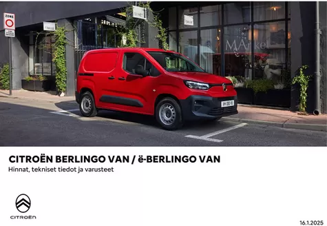 Citroën -luettelo, Iisalmi | Citroën Uusi Berlingo VAN. | 2025-08-18T00:00:00.000Z - 2026-08-18T00:00:00.000Z