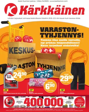 Kärkkäinen -luettelo | Säästä nyt tarjouksillamme | 2025-08-20T00:00:00.000Z - 2025-09-02T00:00:00.000Z