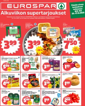 Tokmanni -luettelo, Imatra | EUROSPAR Ylöjärvi Ruokasanomat | 2025-08-25T00:00:00.000Z - 2025-08-27T00:00:00.000Z