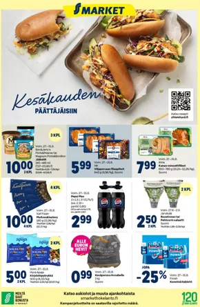 S-Market -luettelo, Janakkala | S-Market tarjoukset | 2025-08-27T00:00:00.000Z - 2025-08-31T00:00:00.000Z