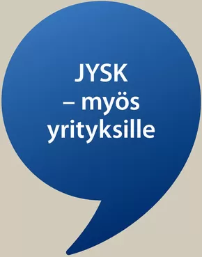 JYSK -luettelo | Viikon tarjoukset | 2025-08-28T00:00:00.000Z - 2025-09-24T00:00:00.000Z