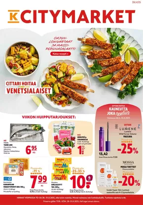 K-Citymarket -luettelo, Ylivieska | K-citymarket tarjoukset | 2025-08-28T00:00:00.000Z - 2025-09-10T00:00:00.000Z