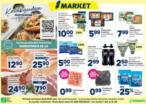 S-Market -luettelo, Hämeenlinna | S-market Huittinen Lauttakulä-lehti 27.8.2025 | 2025-08-29T00:00:00.000Z - 2025-08-31T00:00:00.000Z