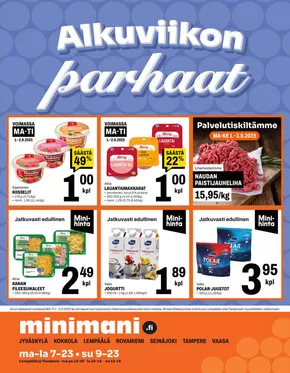 Minimani -luettelo, Espoo | Minimani Yhtiöt Oy | 2025-09-01T00:00:00.000Z - 2025-09-02T00:00:00.000Z