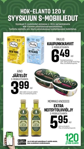 S-Market -luettelo, Espoo | S-Market tarjoukset | 2025-09-01T00:00:00.000Z - 2025-09-30T00:00:00.000Z