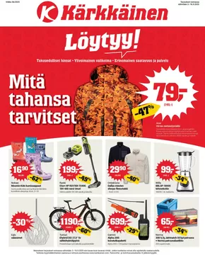 Kärkkäinen -luettelo, Ylöjärvi | Näköislehti Kärkkäinen | 2025-09-03T00:00:00.000Z - 2025-09-17T00:00:00.000Z